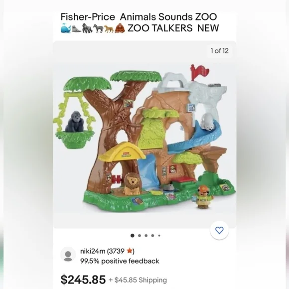 Fisher-Price Little People Zoo Talkers Safari Jungle Tree House Toddler Playset - Picture 17 of 17